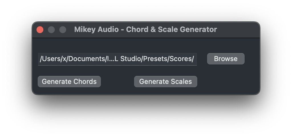 Generator App macOS
